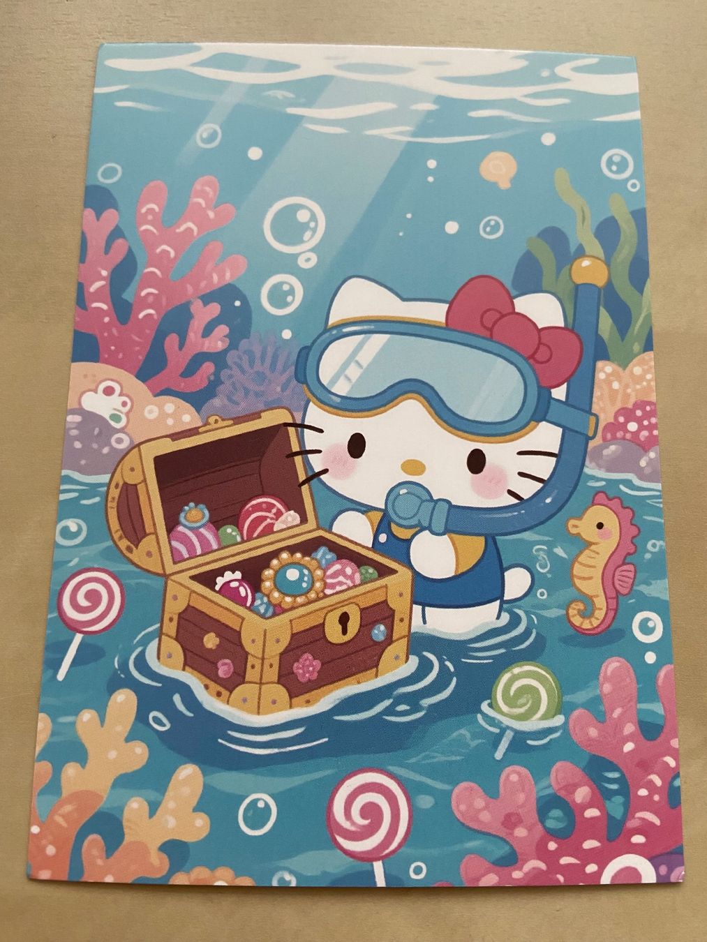 Ansichtskarten: Hello Kitty Postkarte neu – Neu und originalverpackt aus Luzern von waterfront1