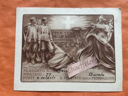 Schiessdiplom 1932, DED Ticinese delle societa DI TIRO