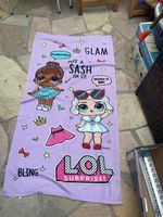 Kinder Badetuch Strandtuch LoL surprise NEU ca. 70x133cm Ros