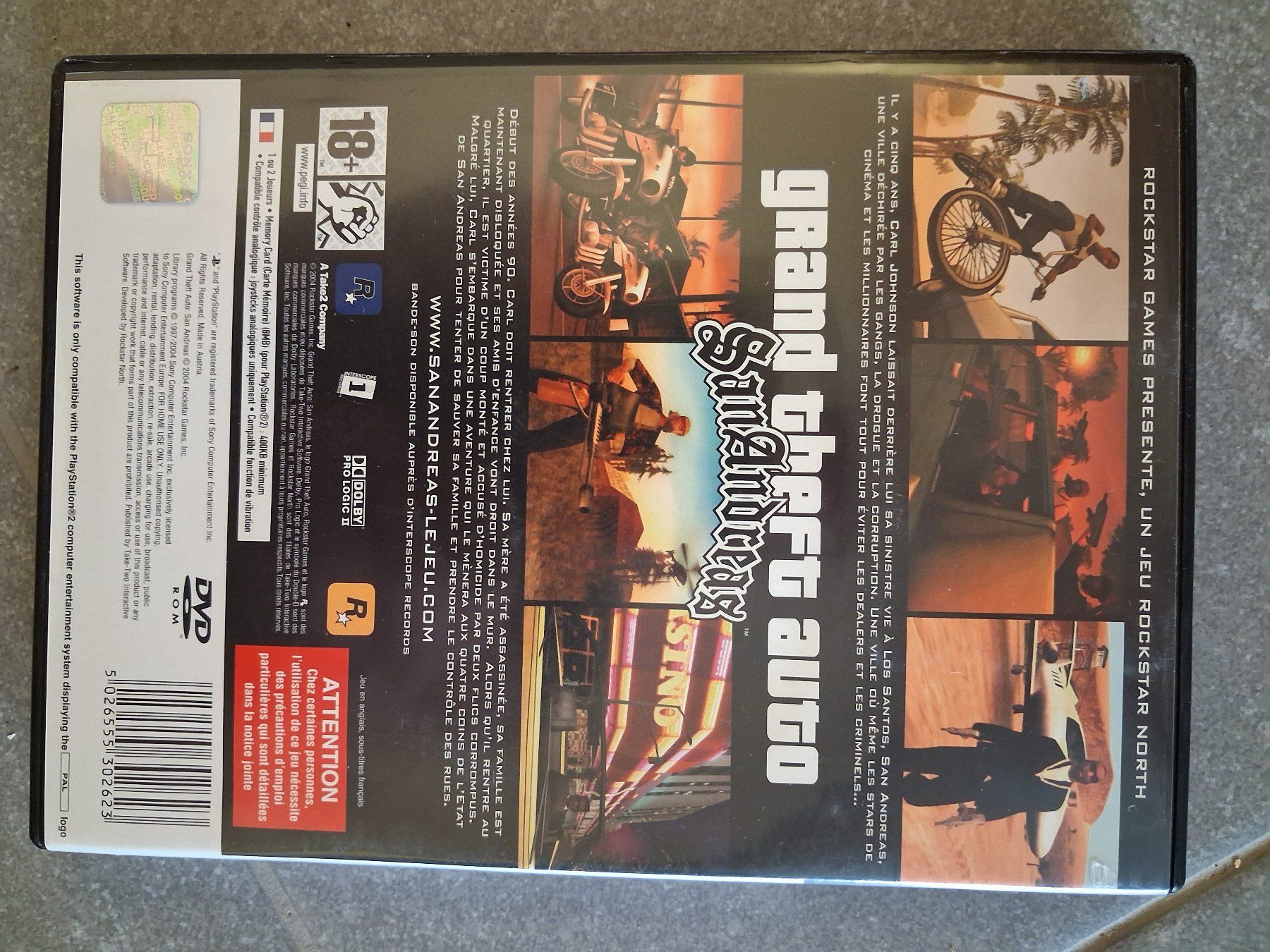 Sony Jeux: Jeux PS2 GTA San Andreas – D'occasion à Martigny par Antoinevonder 2