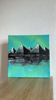 Berglandschaft Acryl Gemälde auf Leinwand, Unikat