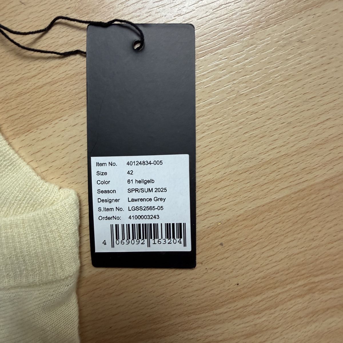 Pulls & Sweat-shirts: Kaschmir Pullover Lawrence Grey hellgelb Gr. 42 neu – Neuf (Voir description) à Thun par BanjoDan 2