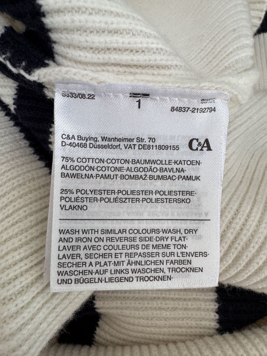 C&A Vestiti: Strickkleid gestreift – Nuovo (secondo la descrizione) da Aesch BL venduto da comven 3