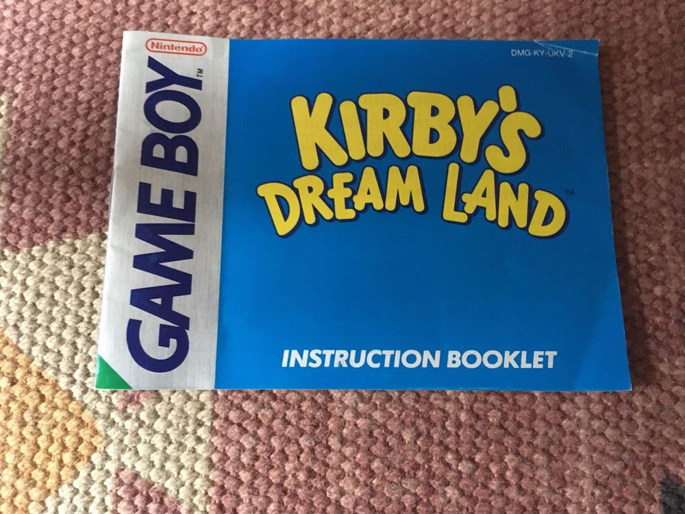 GameBoy Kirbys Dream Land Anleitung | Kaufen Auf Ricardo