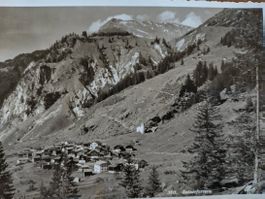 Alte Ansichtskarte Ausserferrera Graubünden ca. 1950 gel.