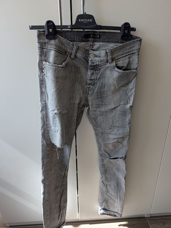 Graue Herren Jeans von KREW, Grösse 32