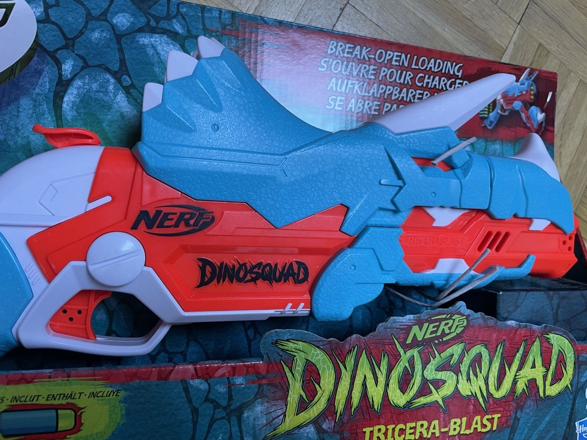 Nerf Giocattoli: Nerf DinoSquad Tricera-Blast neuf – Nuovo (secondo la descrizione) da Oron-la-Ville venduto da W.XIX 1