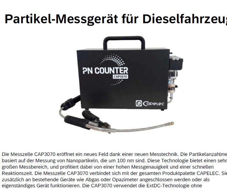 Messen: Diesel - Partikel - Messgerät – Gebraucht aus Glarus von adler112 6