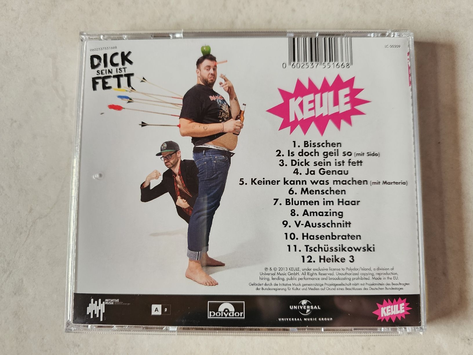 CD: Keule  -  Dick sein ist Fett – Usato da Schneisingen venduto da backstore24 1
