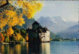 1964 AK Lac Leman -Le Château de Chillon et les Dent du Midi