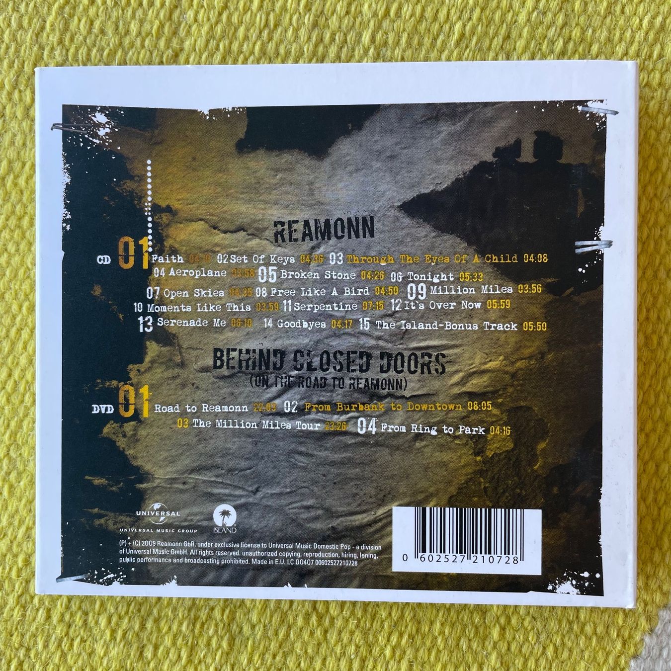 CD: REAMONN-CD+DVD LIVE (DIGIPACK) – Usato da Rorschacherberg venduto da CD-Roli 1