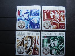 DDR 1974 25 Jahre DDR **
