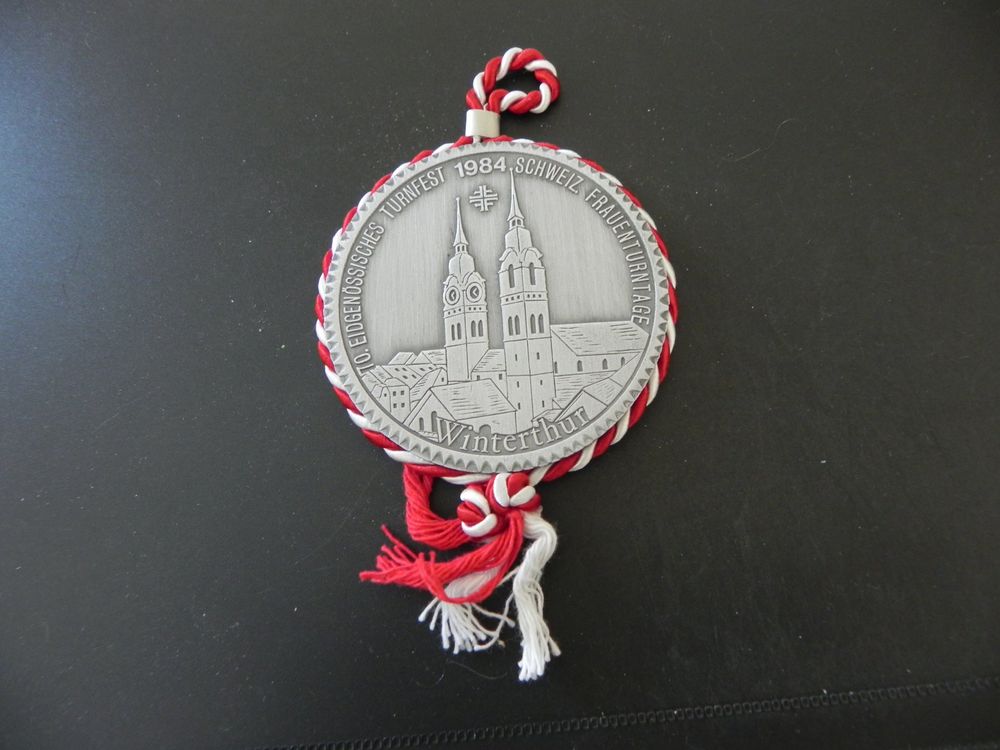 Grosse Medaille Eidg Turnfest Frauenturntage Winterthur 1984 1