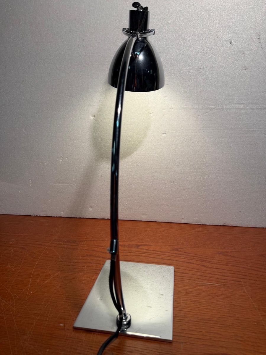Lampen: Desk Lamp Black and Chrome Adjustable  – Gebraucht aus Lausanne von artnouveau04 6