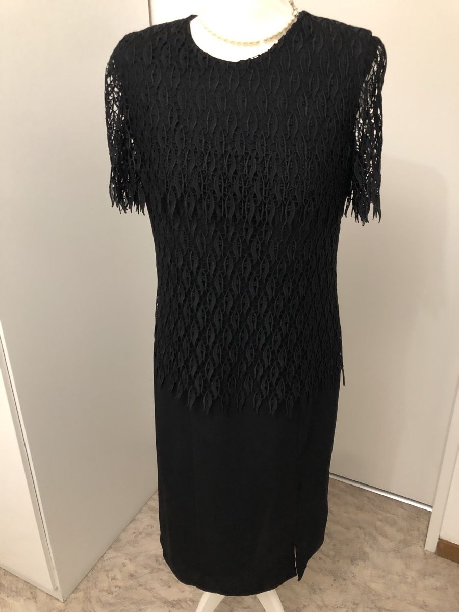 Kleider: Elegantes schwarzes Kleid mit Spitz Gr.38 – Neu (gemäss Beschreibung) aus Rüfenacht von lilly_67