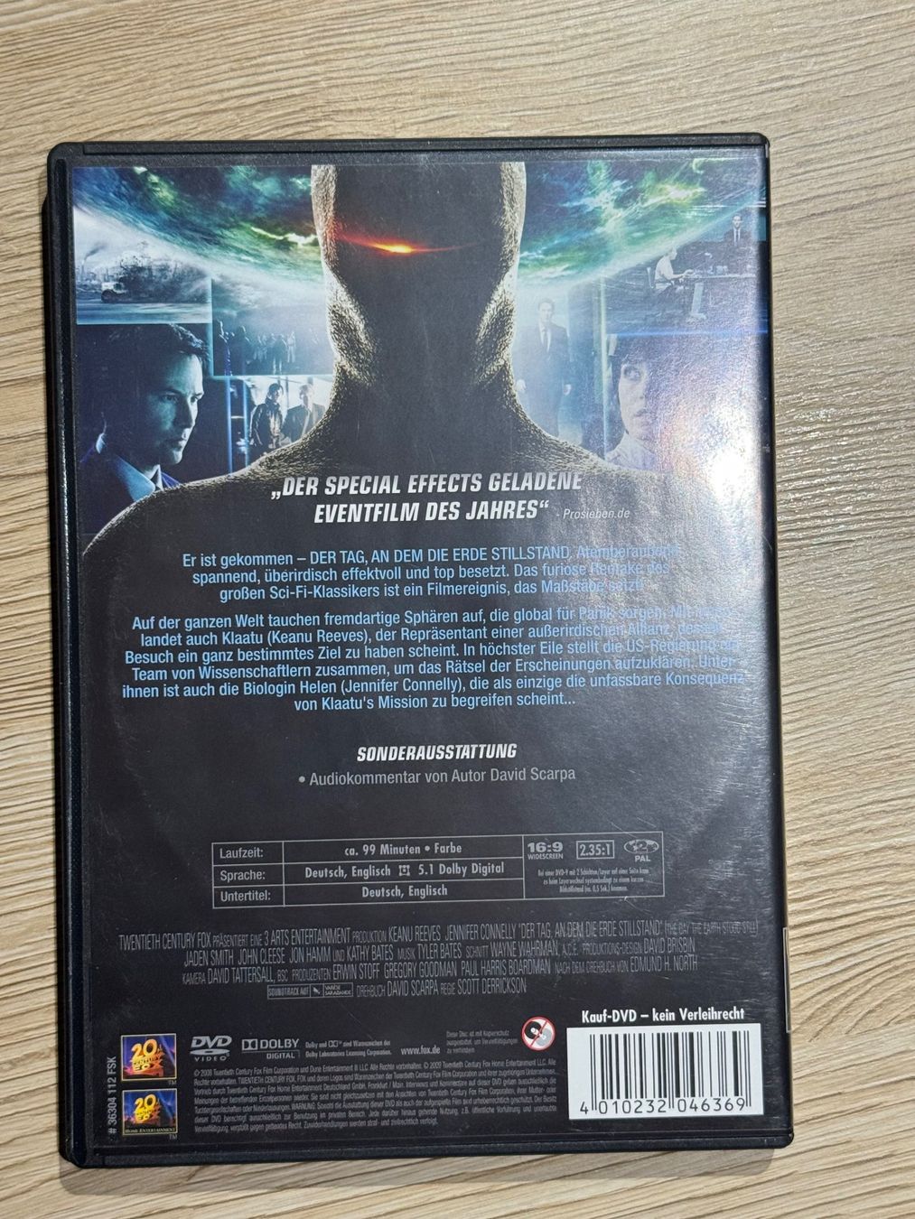 Tutti i DVDs: Der Tag, An Dem Die Erde Stillstand – Usato da Winterberg ZH venduto da Godzilla-vs-Shimo 1