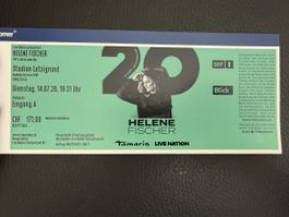 2x Helene Fischer Konzerttickets