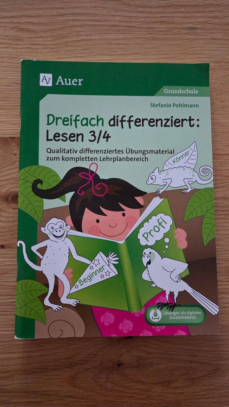 Bücher: Dreifach differenziert Lesen 3/4  Auer Neu!! – Neu und originalverpackt aus Winterthur von allokay.