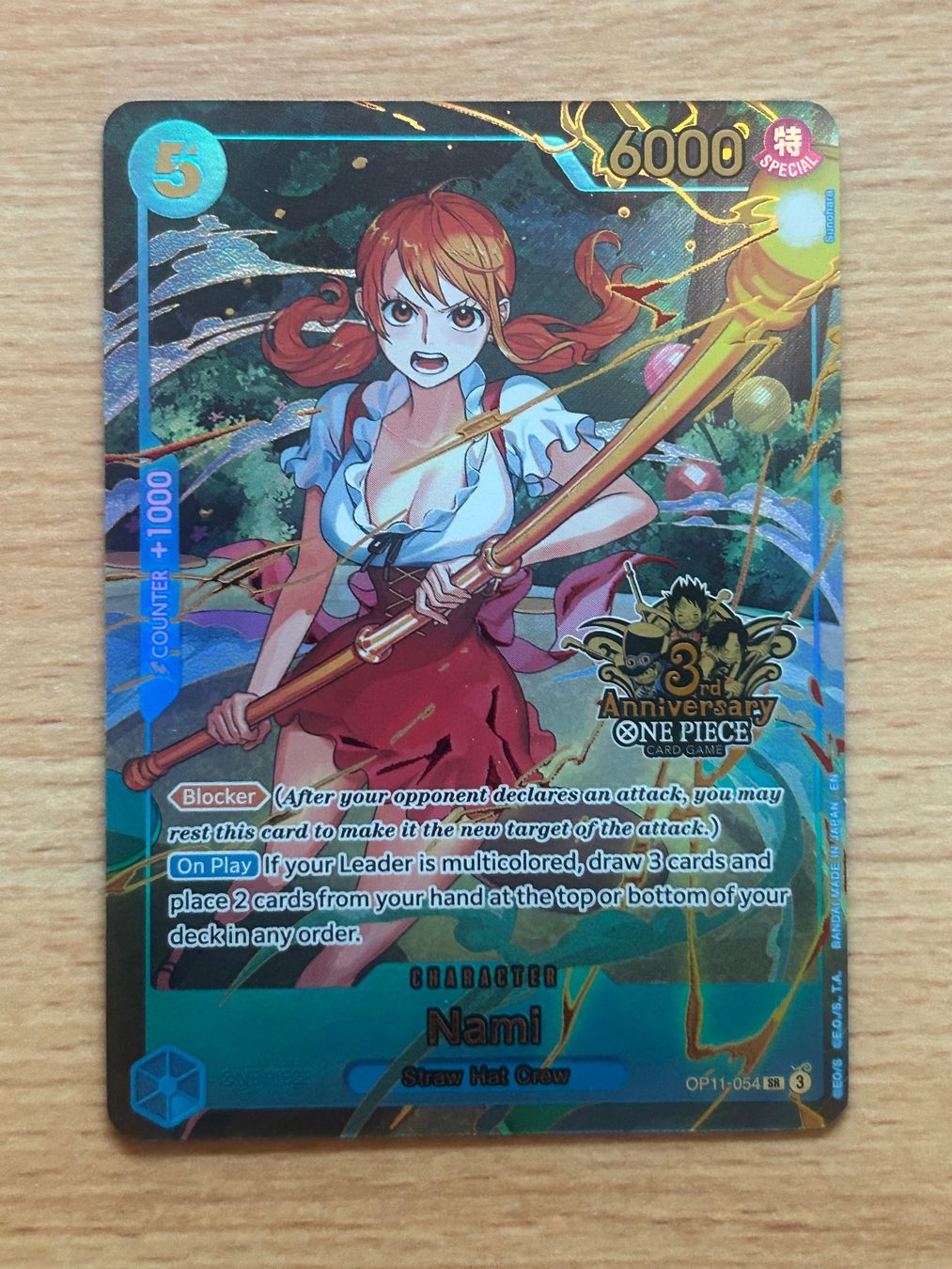 Bandai Sammelbilder & Trading cards: One Piece Card Game - Nami 3rd Anniversary ENG – Neu (gemäss Beschreibung) aus Schötz von lor_z95g