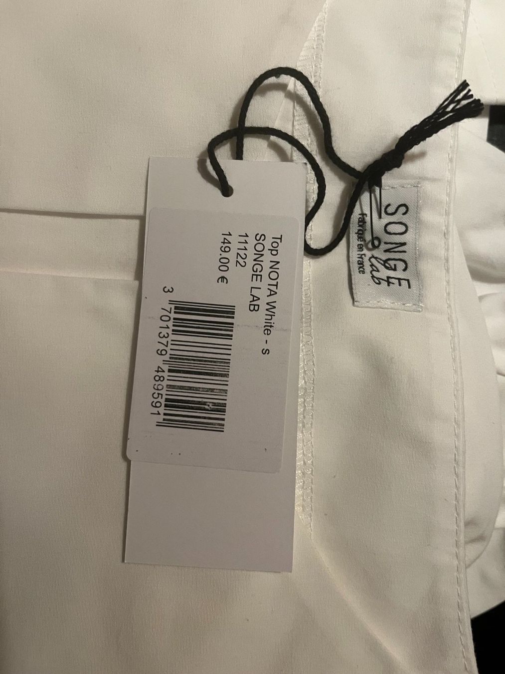 Camicette: Songe Lab blouse Nota White – Nuovo e nell'imballaggio originale da Lausanne venduto da ft79 2