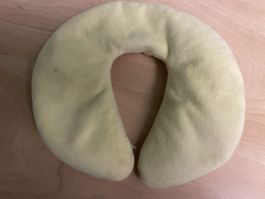 Bequemes Baby Nackenkissen, hellgelb