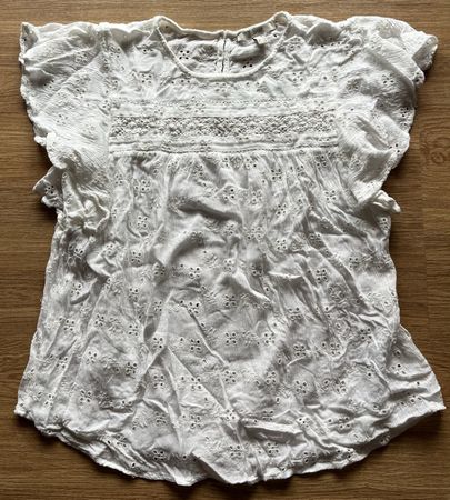 Schöne weisse Bluse mit Rüschen / Cottage Core / Esprit