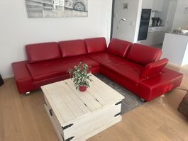 Polstergruppe / Eckpolstergruppe / rot