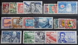 Schweiz PJ Kat. 41-60 */gest. 1927/31 Kat. 100 Fr.