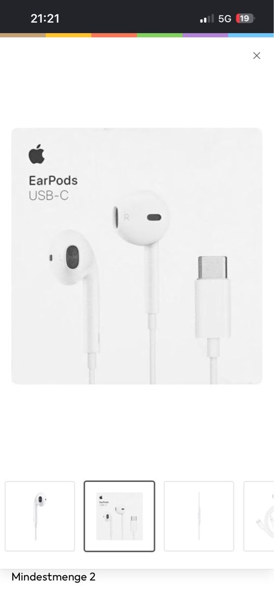 Apple Cuffie: Apple EarPods USB-C neu – Nuovo e nell'imballaggio originale da Biberist venduto da lle_z7hb