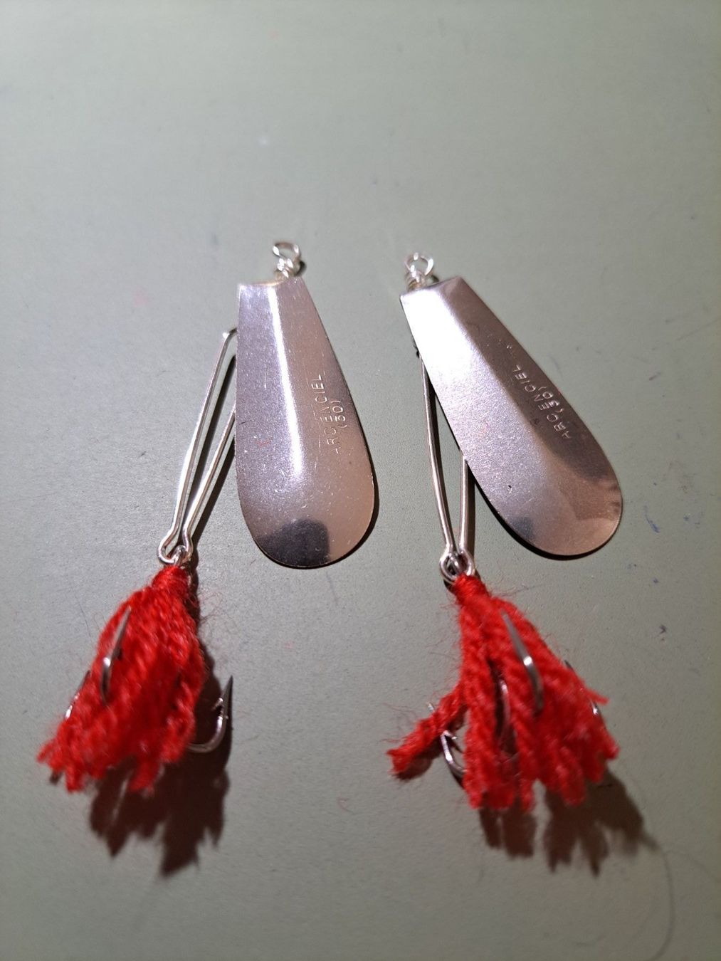 Esche: 2 cuillères Arc-en-Ciel n° 0 spinner – Nuovo (secondo la descrizione) da Fribourg venduto da versus702