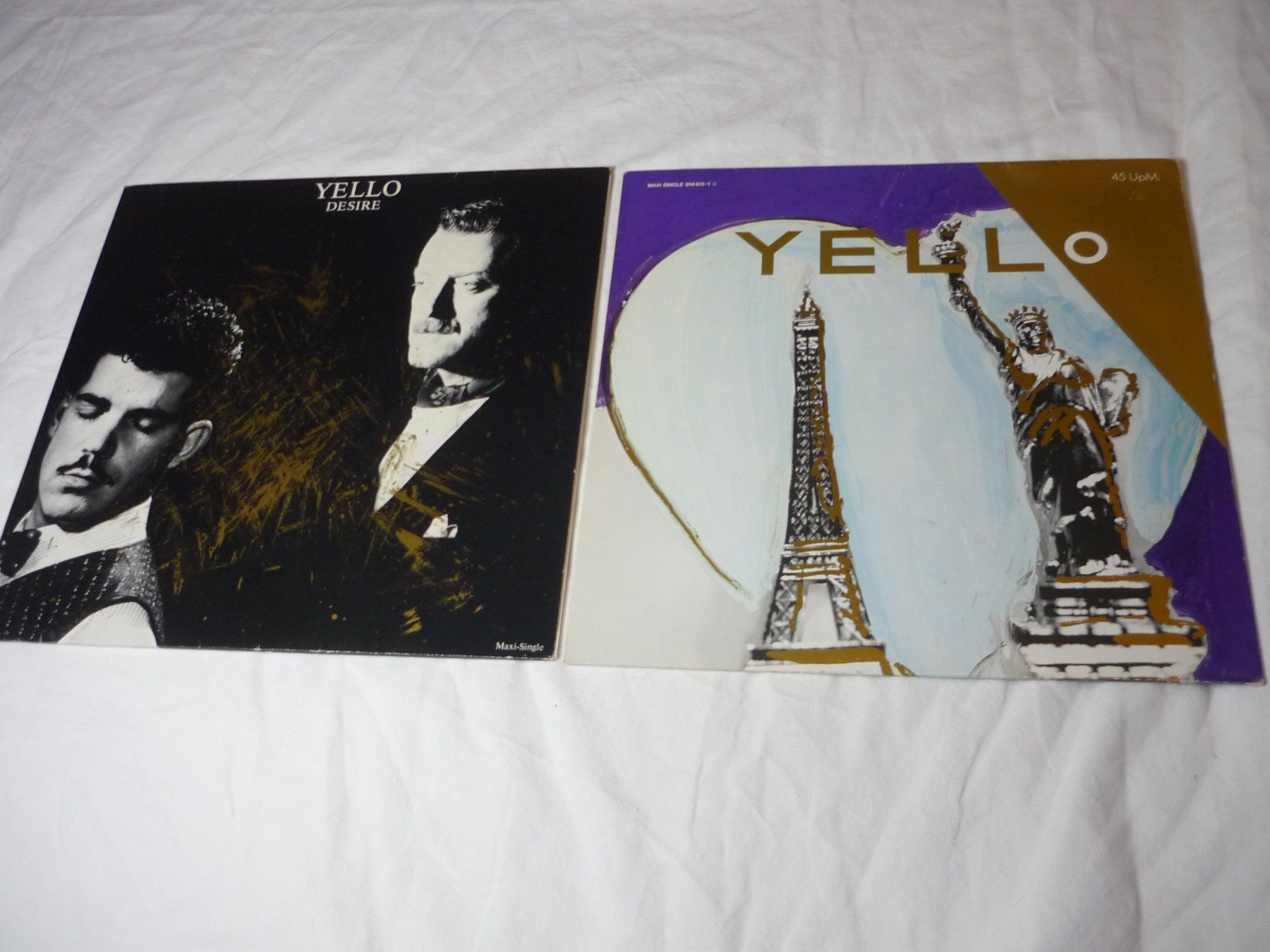 Dischi in vinile: 2x 12" Schallplatten - Yello - desire + lost again – Usato da Beringen venduto da zzRegal