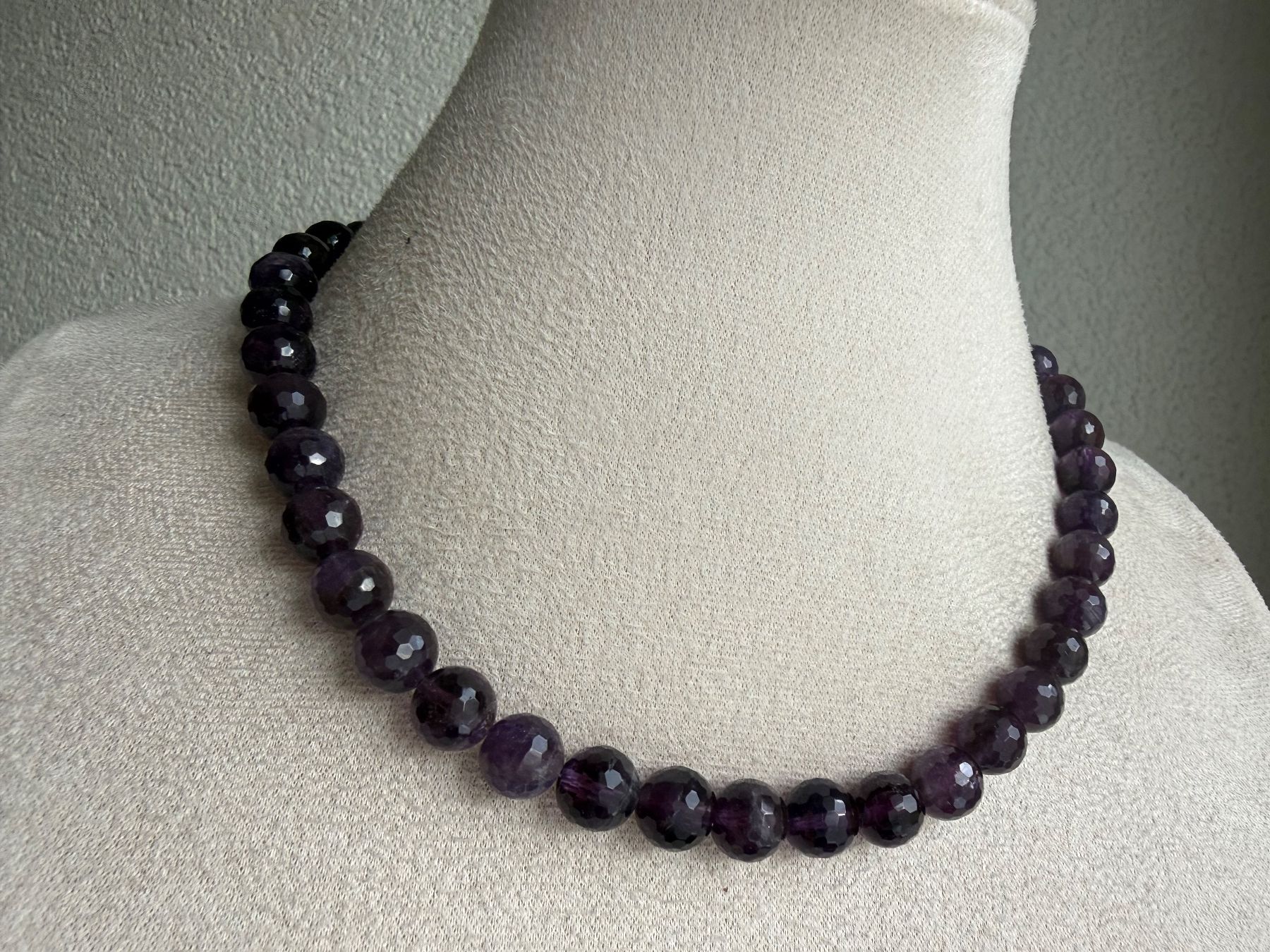 Catenine: Amethyst Kette mit Silber Verschluss 925 – Usato da Spiegel b. Bern venduto da Rogger72 2