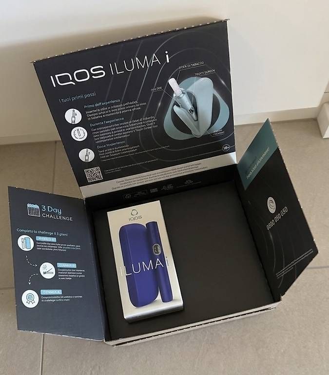 Autres tabacs: ILUMA Blu elettrico  – D'occasion à Giubiasco par maya.sci 1