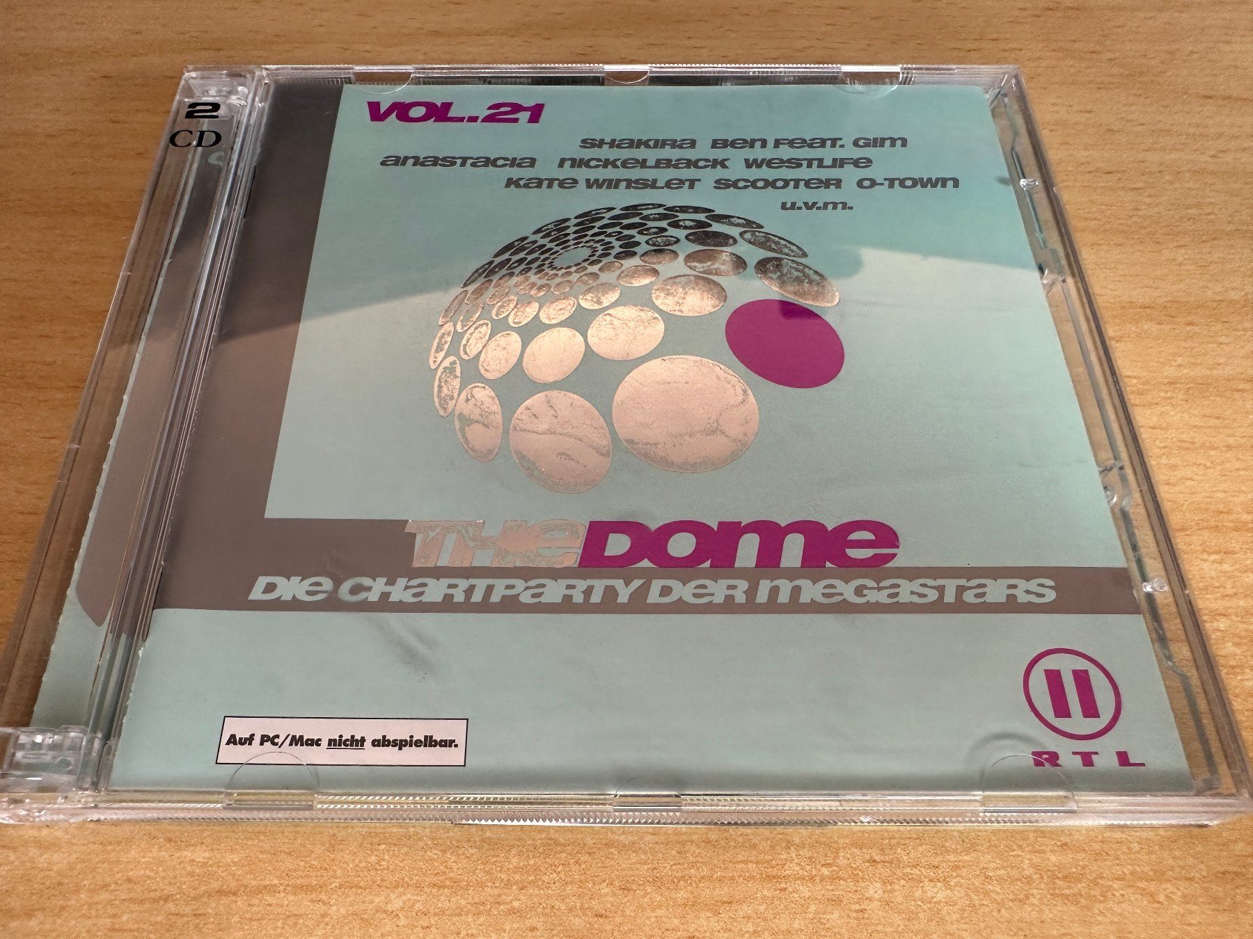 CD: Various – The Dome Vol. 21 - 2 CD – Usato da Rikon im Tösstal venduto da Alpenmutz