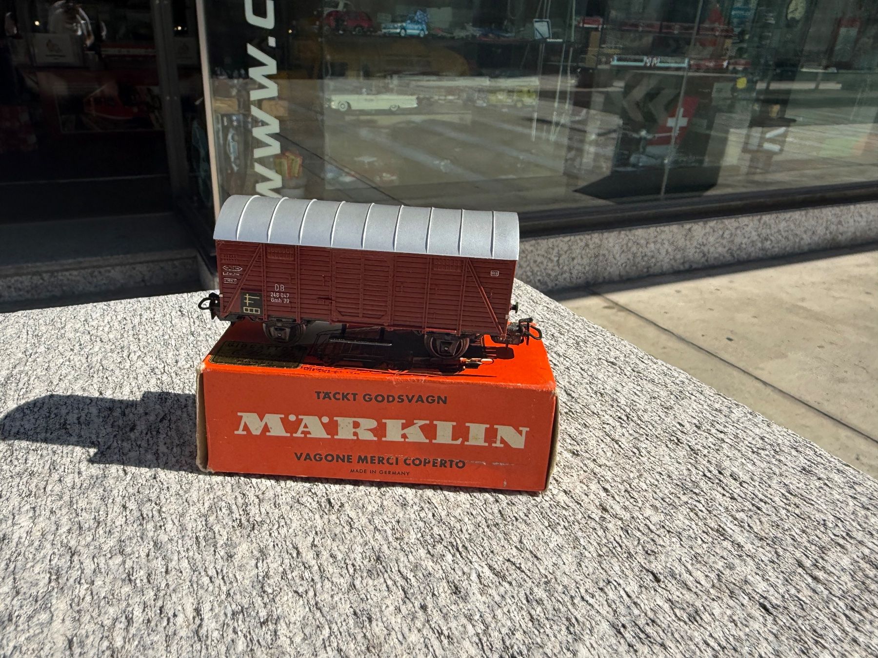 Märklin Modellini di ferrovie: Märklin 4505 Güterwagen db – Usato da Chiasso venduto da Carrara-Modellismo