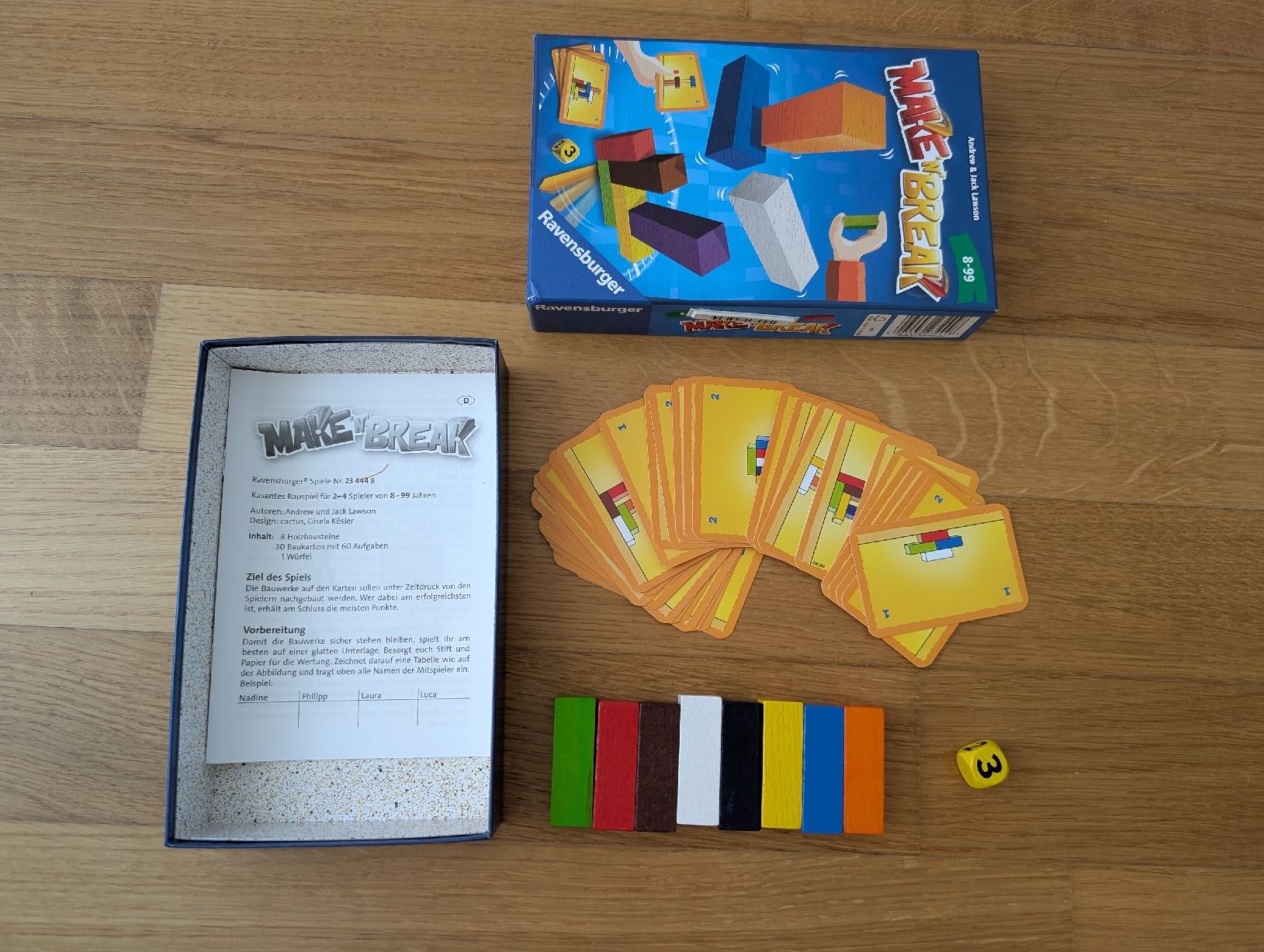 Ravensburger Giochi: Make 'n' Break - Komplett - Komptaktformat  – Nuovo (secondo la descrizione) da Wädenswil venduto da HummerZH 2