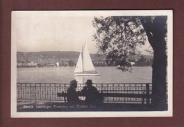 ZÜRICH - Lauschiges Platzchen am Mythenquai - 1928