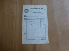 Le Cerneux- Veusil, Cafe Rest. de Sapin A. Bula, 1950