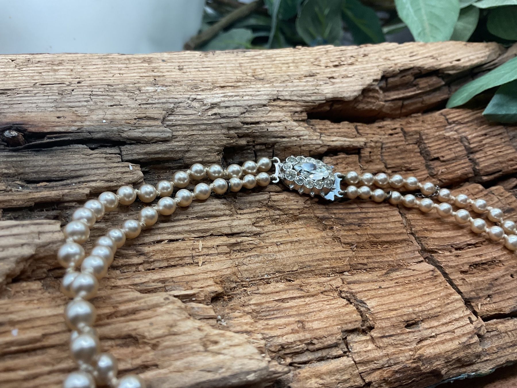 Catenine: Vintage Perlencollier mit Sterlingsilber Verschluss – Usato da luzern venduto da Alpendorf1 5