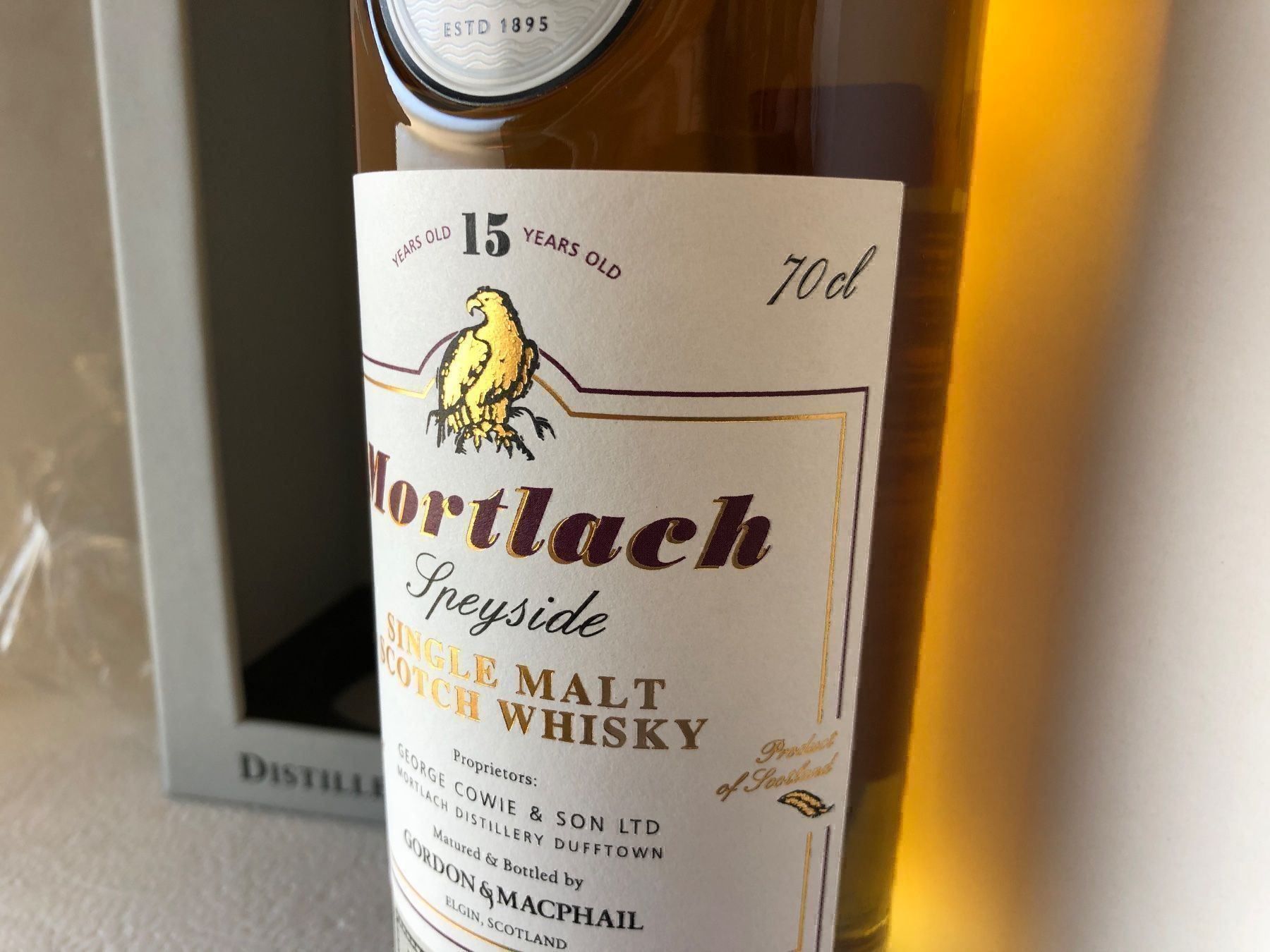 Mortlach Spirituosen: Mortlach Single Malt G&M 15 J. 43% – Neu und originalverpackt aus Wöschnau von Vinsale 4
