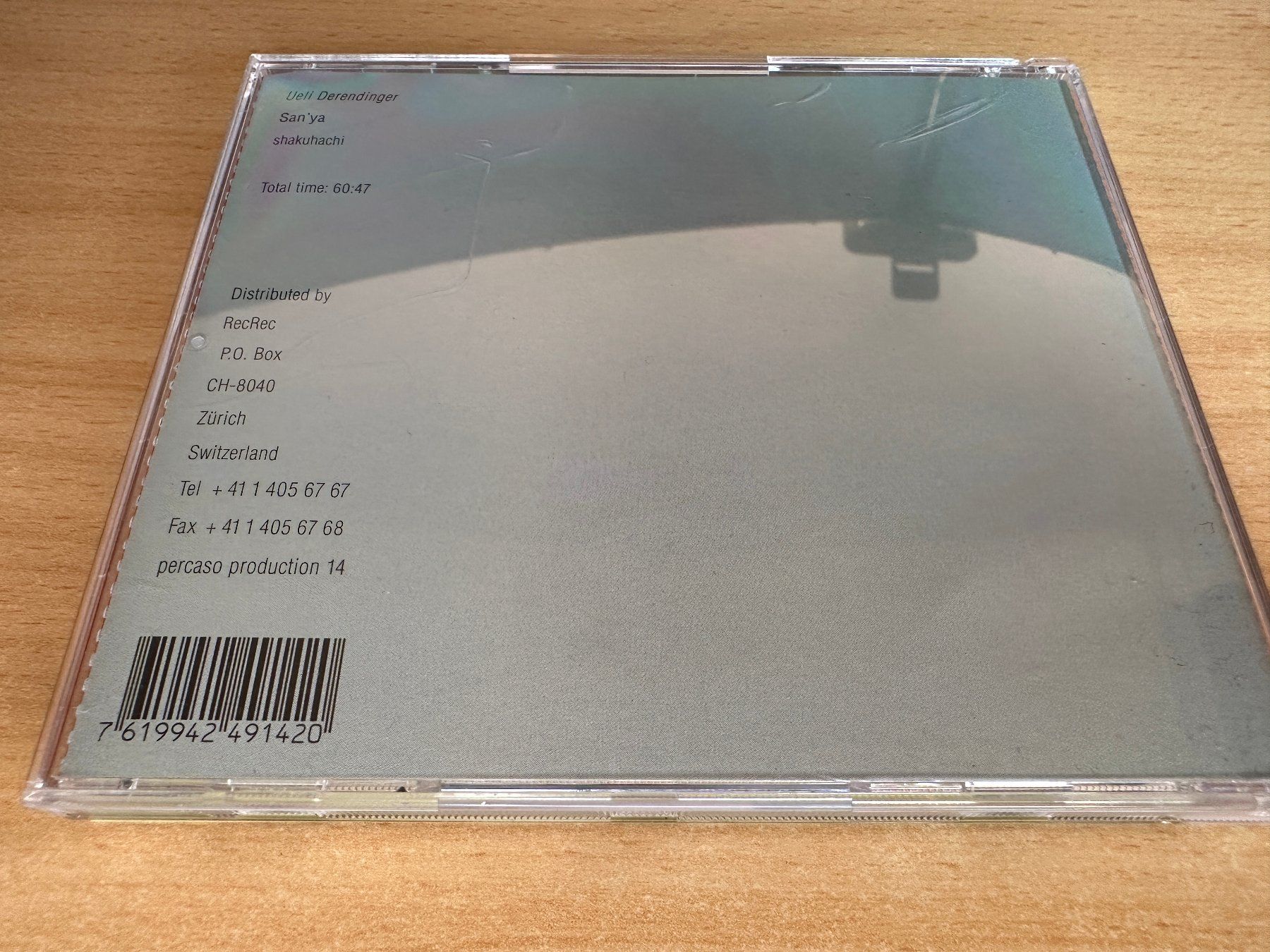CD: Ueli Derendinger – San' Ya – Usato da Rikon im Tösstal venduto da Alpenmutz 1