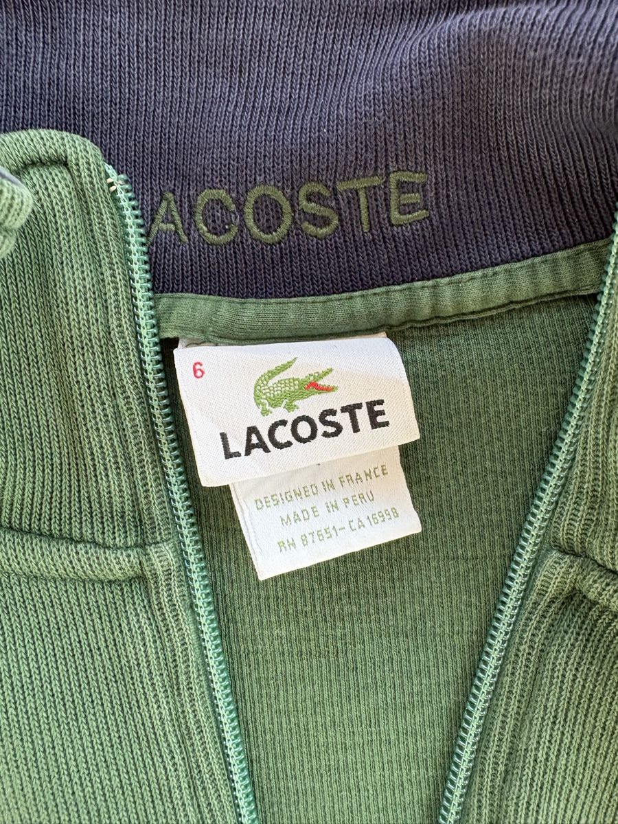Lacoste Maglioni & Felpe: Lacoste Zip-Pullover Grün Grösse M  Top! – Nuovo (secondo la descrizione) da Langenthal venduto da hih_sfd7 3