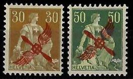 1919/20, F1-2**, 2 Werte postfr./einwandfrei, Befund (14849)