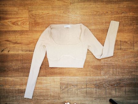 Bershka beige, Grösse M – Perfekt für Herbst!