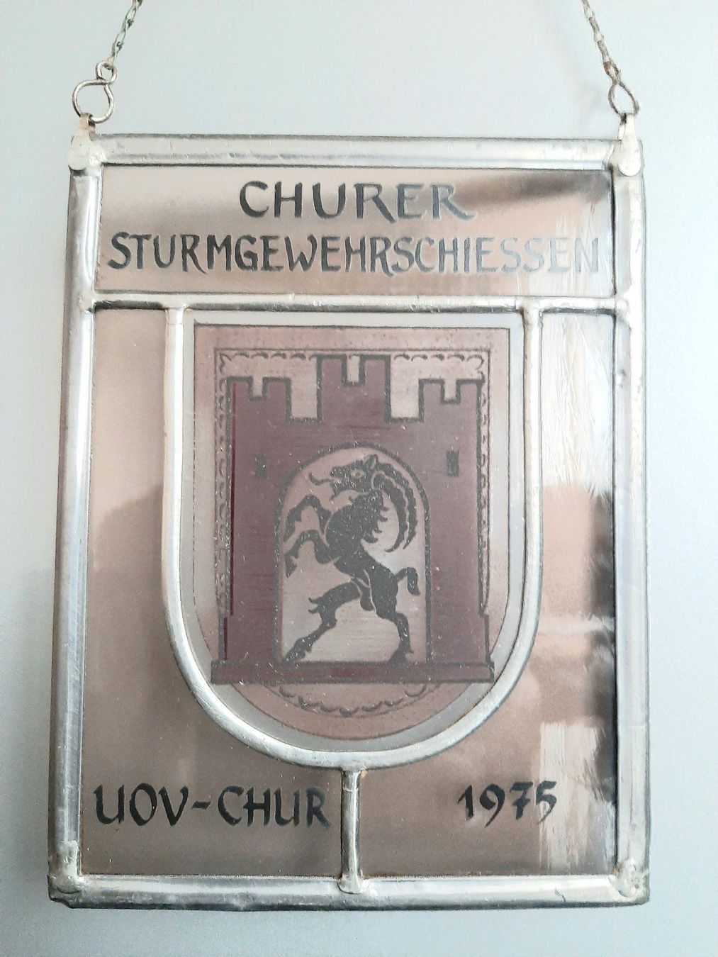 Sonstige Antiquitäten & Kunst: FensterBild Bleiverglasung Buntglas – Gebraucht aus Buchs AG von Cuescu