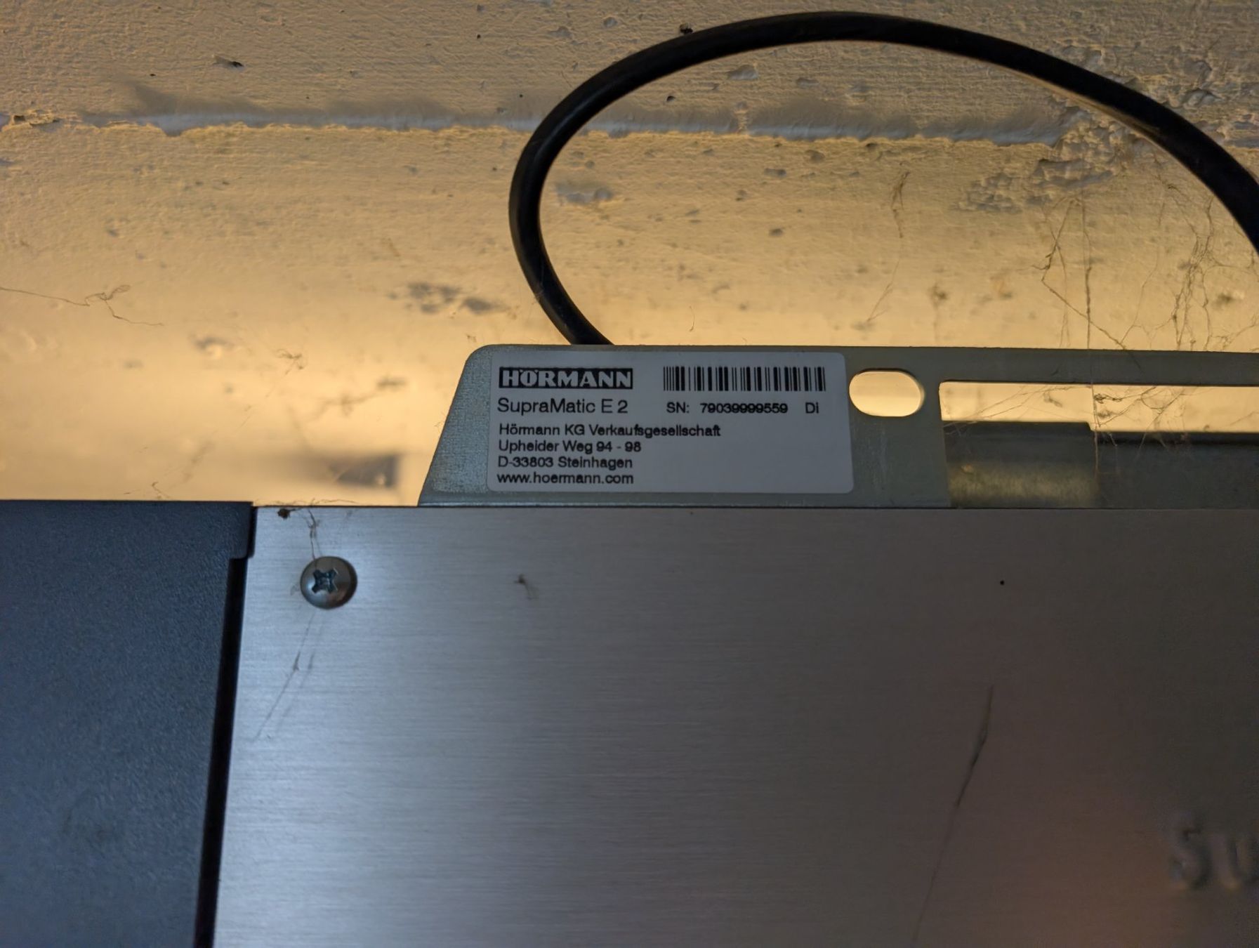Hörmann Sonstiges Elektromaterial: Garagentor Hörmann SupraMatic E 2 grau – Gebraucht aus utzenstorf von Anni9 2
