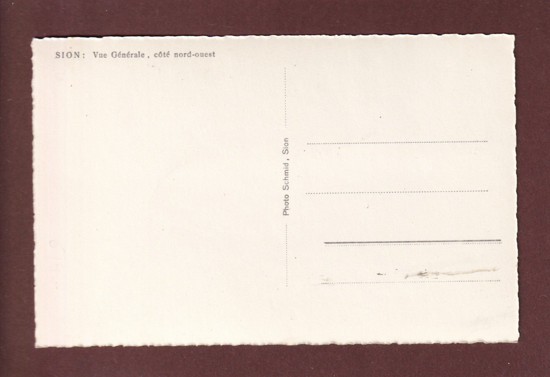 Cartoline postali: SION - Valère et Tourbillon – Usato da Pully venduto da nicecards 1