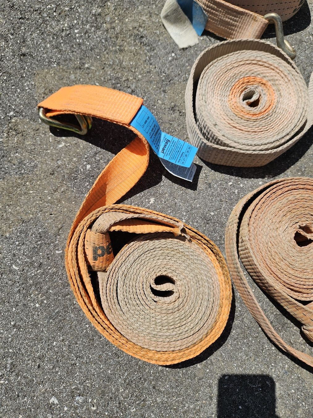 Attrezzatura da arrampicata: Spanngurten mit Spangen in verschiedene Längen – Usato da Rheineck venduto da Eulalia40 2