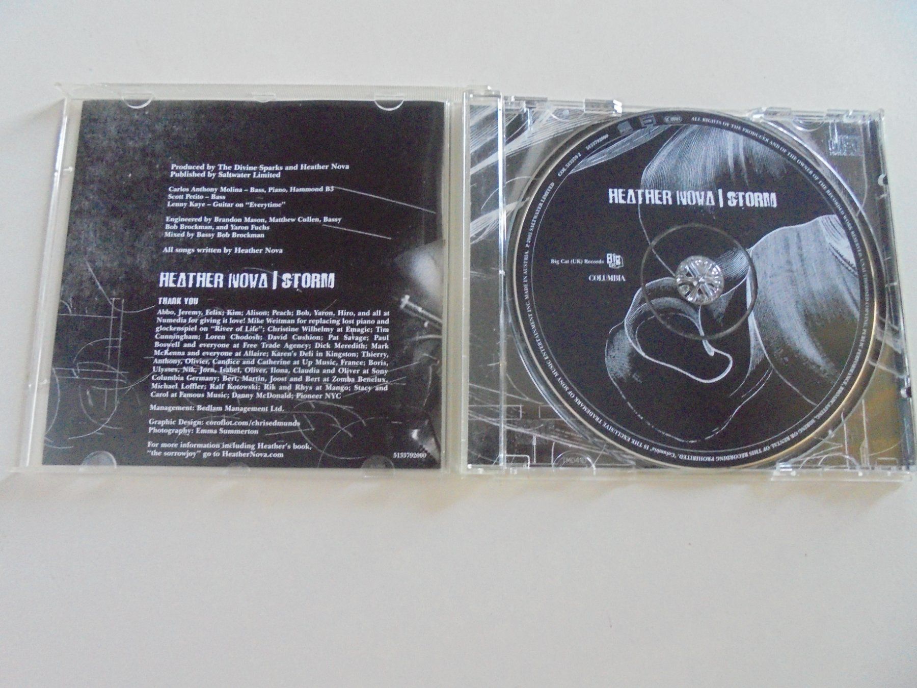 CD: Heather Nova " Storm " 2003, très bon état – Usato da Crissier venduto da Promopost 3