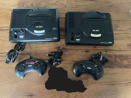 🛠️ Defekt 2 Sega Mega Drive Konsolen mit Zubehör